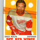1970-71 O-Pee-Chee #156 Dale Rolfe  Detroit Red Wings  V2781