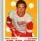1970-71 O-Pee-Chee #156 Dale Rolfe  Detroit Red Wings  V2783