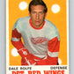 1970-71 O-Pee-Chee #156 Dale Rolfe  Detroit Red Wings  V2784