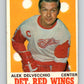 1970-71 O-Pee-Chee #157 Alex Delvecchio  Detroit Red Wings  V2785