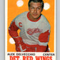 1970-71 O-Pee-Chee #157 Alex Delvecchio  Detroit Red Wings  V2786