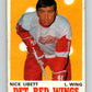 1970-71 O-Pee-Chee #158 Nick Libett  Detroit Red Wings  V2790