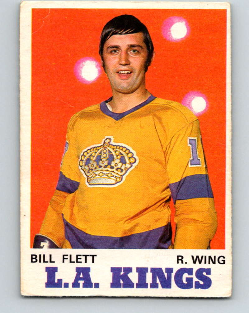 1970-71 O-Pee-Chee #161 Bill Flett  Los Angeles Kings  V2799