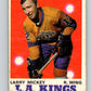 1970-71 O-Pee-Chee #162 Larry Mickey  Los Angeles Kings  V2808