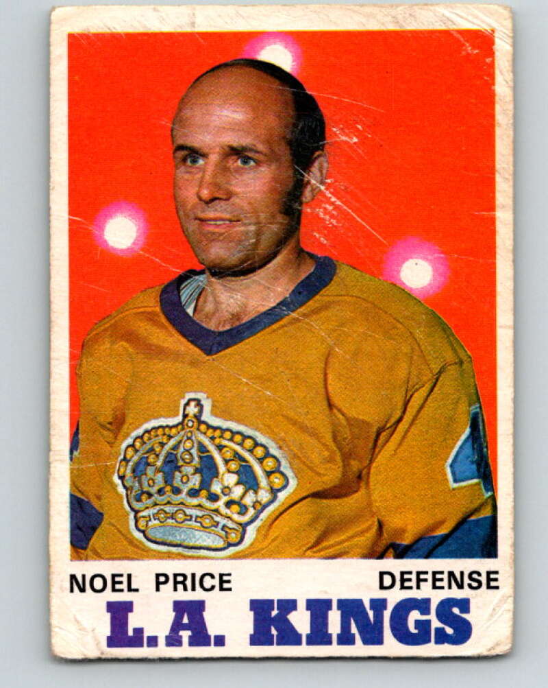 1970-71 O-Pee-Chee #163 Noel Price  Los Angeles Kings  V2810