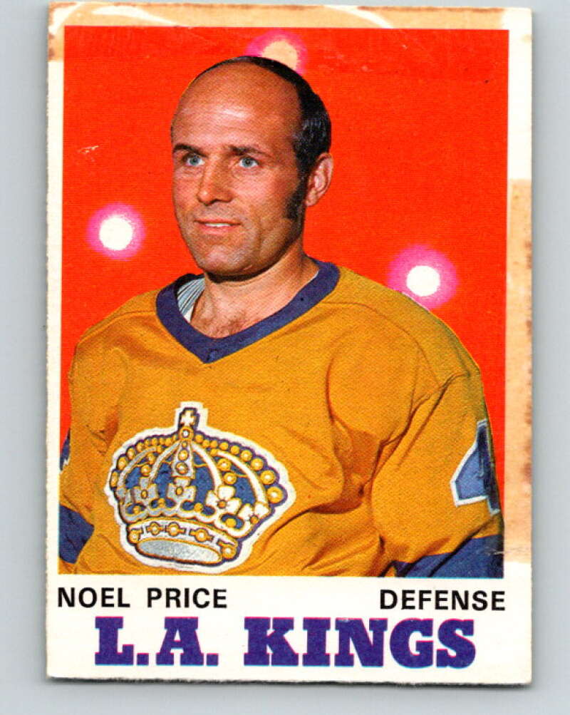 1970-71 O-Pee-Chee #163 Noel Price  Los Angeles Kings  V2811