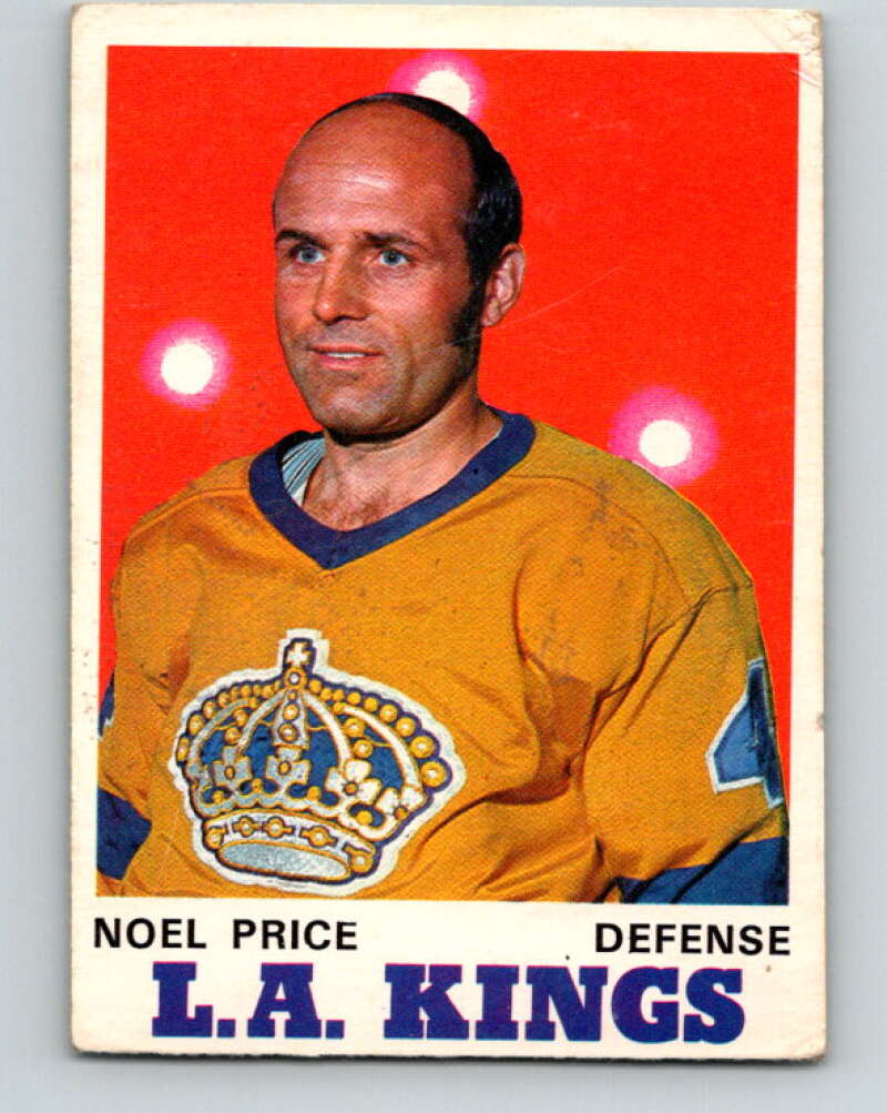 1970-71 O-Pee-Chee #163 Noel Price  Los Angeles Kings  V2812