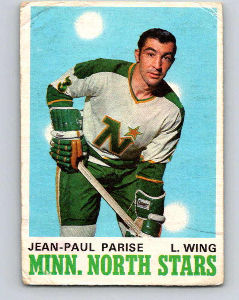 1970-71 O-Pee-Chee #168 J.P. Parise  Minnesota North Stars  V2829