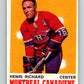 1970-71 O-Pee-Chee #176 Henri Richard  Montreal Canadiens  V2852