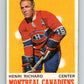 1970-71 O-Pee-Chee #176 Henri Richard  Montreal Canadiens  V2855