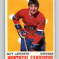1970-71 O-Pee-Chee #177 Guy Lapointe  RC Rookie Montreal Canadiens  V2857
