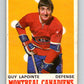 1970-71 O-Pee-Chee #177 Guy Lapointe  RC Rookie Montreal Canadiens  V2859