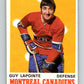 1970-71 O-Pee-Chee #177 Guy Lapointe  RC Rookie Montreal Canadiens  V2860