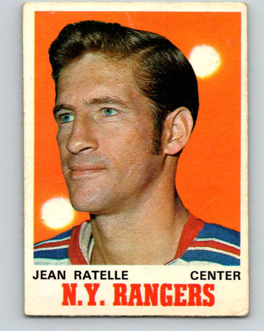 1970-71 O-Pee-Chee #181 Jean Ratelle  New York Rangers  V2878