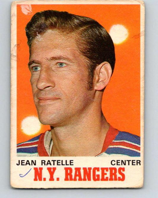 1970-71 O-Pee-Chee #181 Jean Ratelle  New York Rangers  V2883