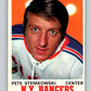 1970-71 O-Pee-Chee #182 Pete Stemkowski  New York Rangers  V2888