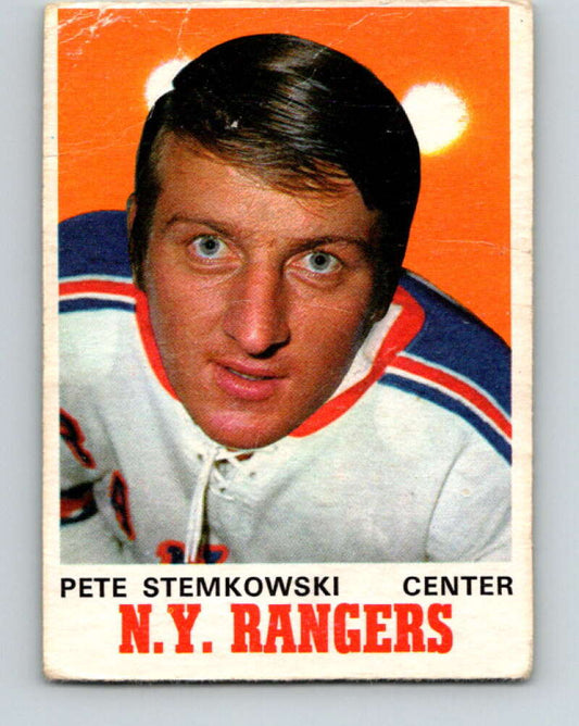 1970-71 O-Pee-Chee #183 Gilles Villemure  New York Rangers  V2889