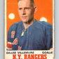 1970-71 O-Pee-Chee #183 Gilles Villemure  New York Rangers  V2891