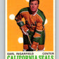 1970-71 O-Pee-Chee #191 Earl Ingarfield  California Golden Seals  V2915