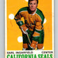 1970-71 O-Pee-Chee #191 Earl Ingarfield  California Golden Seals  V2916