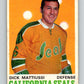 1970-71 O-Pee-Chee #192 Dick Mattiussi  California Golden Seals  V2919