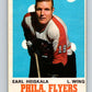 1970-71 O-Pee-Chee #193 Earl Heiskala  Philadelphia Flyers  V2922