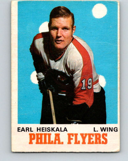 1970-71 O-Pee-Chee #193 Earl Heiskala  Philadelphia Flyers  V2922
