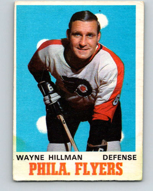 1970-71 O-Pee-Chee #198 Wayne Hillman  Philadelphia Flyers  V2932
