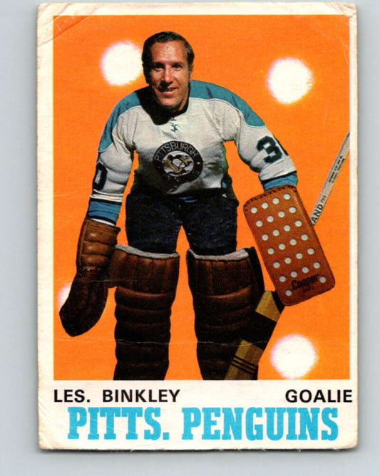 1970-71 O-Pee-Chee #200 Les Binkley  Pittsburgh Penguins  V2936