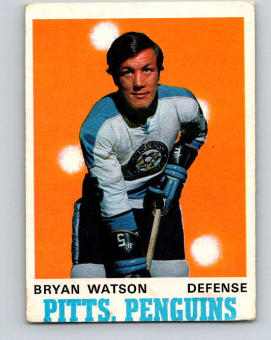 1970-71 O-Pee-Chee #204 Bryan Watson  Pittsburgh Penguins  V2963
