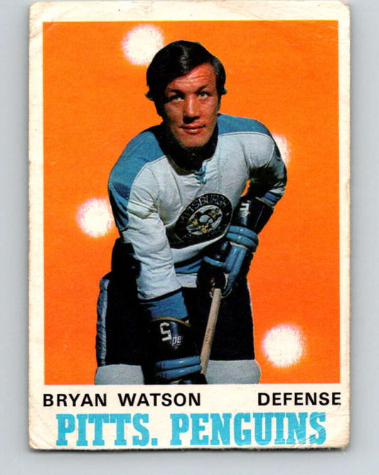 1970-71 O-Pee-Chee #204 Bryan Watson  Pittsburgh Penguins  V2964