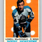 1970-71 O-Pee-Chee #206 Lowell MacDonald  Pittsburgh Penguins  V2970