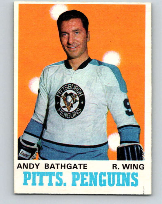 1970-71 O-Pee-Chee #207 Andy Bathgate  Pittsburgh Penguins  V2973
