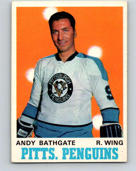1970-71 O-Pee-Chee #207 Andy Bathgate  Pittsburgh Penguins  V2974