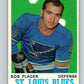 1970-71 O-Pee-Chee #211 Bob Plager  St. Louis Blues  V2989