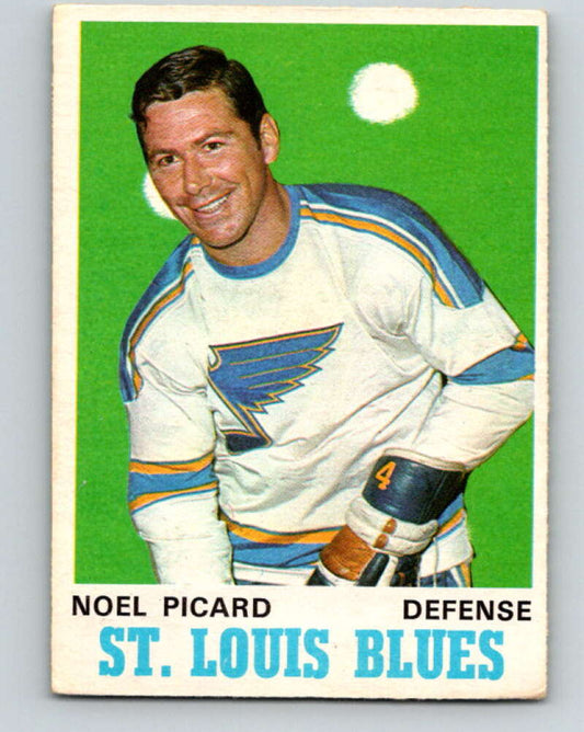 1970-71 O-Pee-Chee #212 Noel Picard  St. Louis Blues  V2992