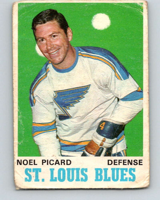 1970-71 O-Pee-Chee #212 Noel Picard  St. Louis Blues  V2995