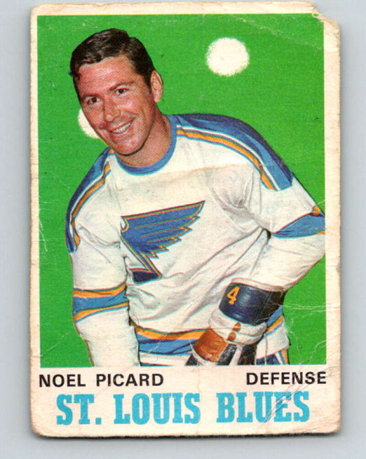 1970-71 O-Pee-Chee #212 Noel Picard  St. Louis Blues  V2996