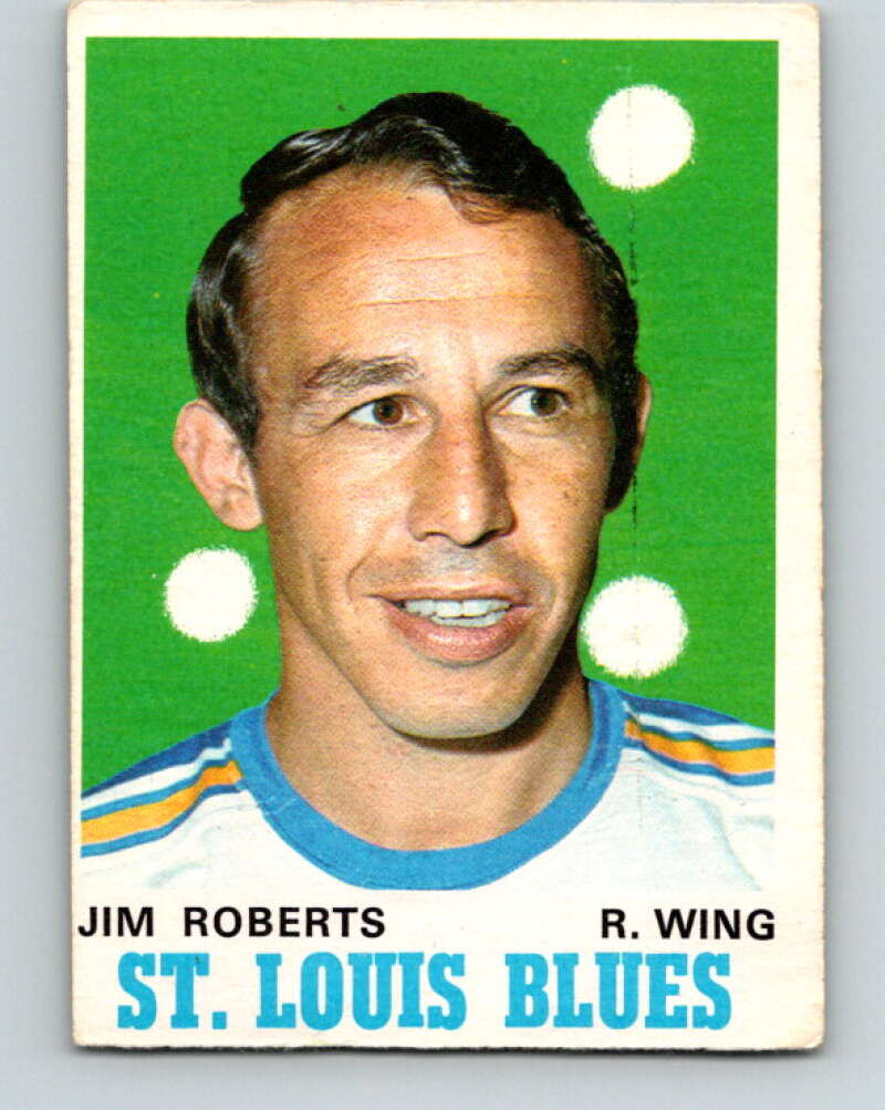 1970-71 O-Pee-Chee #213 Jim Roberts  St. Louis Blues  V2998