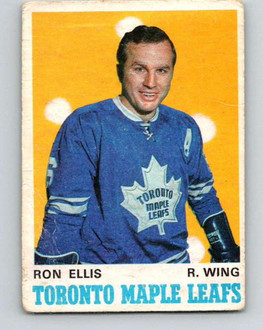 1970-71 O-Pee-Chee #221 Ron Ellis  Toronto Maple Leafs  V3017