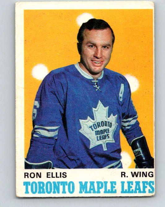 1970-71 O-Pee-Chee #221 Ron Ellis  Toronto Maple Leafs  V3020
