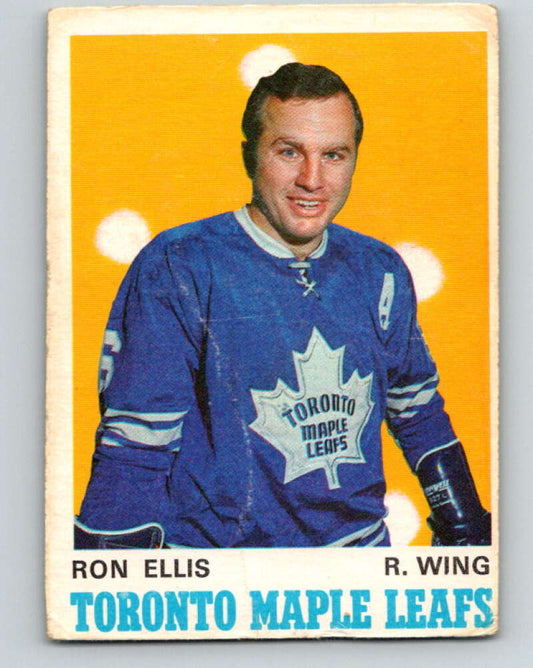 1970-71 O-Pee-Chee #221 Ron Ellis  Toronto Maple Leafs  V3021