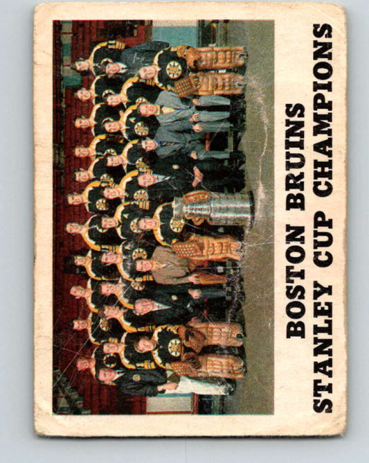 1970-71 O-Pee-Chee #232 Stanley Cup Champs Boston Bruins V3045