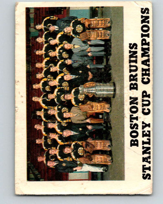 1970-71 O-Pee-Chee #232 Stanley Cup Champs Boston Bruins V3050