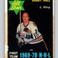 1970-71 O-Pee-Chee #235 Bobby Hull AS  Chicago Blackhawks  V3058