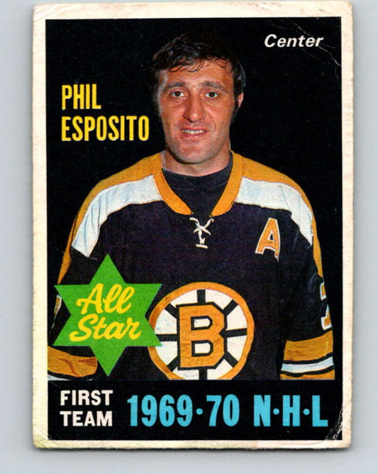 1970-71 O-Pee-Chee #237 Phil Esposito AS  Boston Bruins  V3062