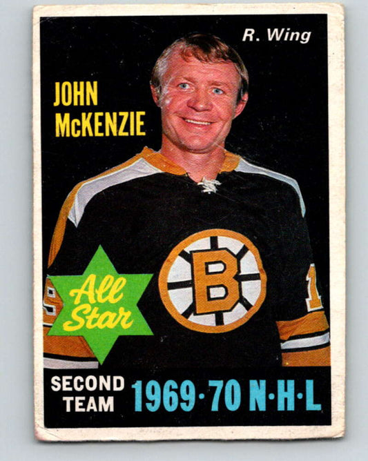 1970-71 O-Pee-Chee #241 John McKenzie AS  Boston Bruins  V3074