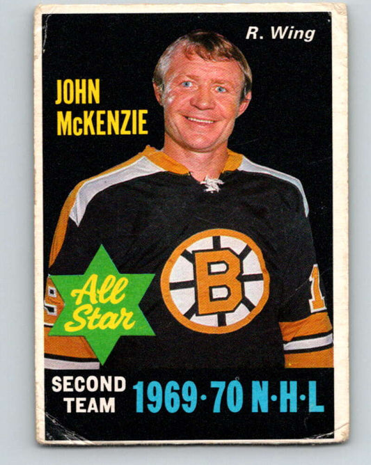 1970-71 O-Pee-Chee #241 John McKenzie AS  Boston Bruins  V3075