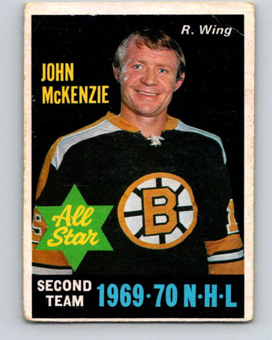 1970-71 O-Pee-Chee #241 John McKenzie AS  Boston Bruins  V3076