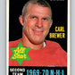 1970-71 O-Pee-Chee #243 Carl Brewer AS  Detroit Red Wings  V3078